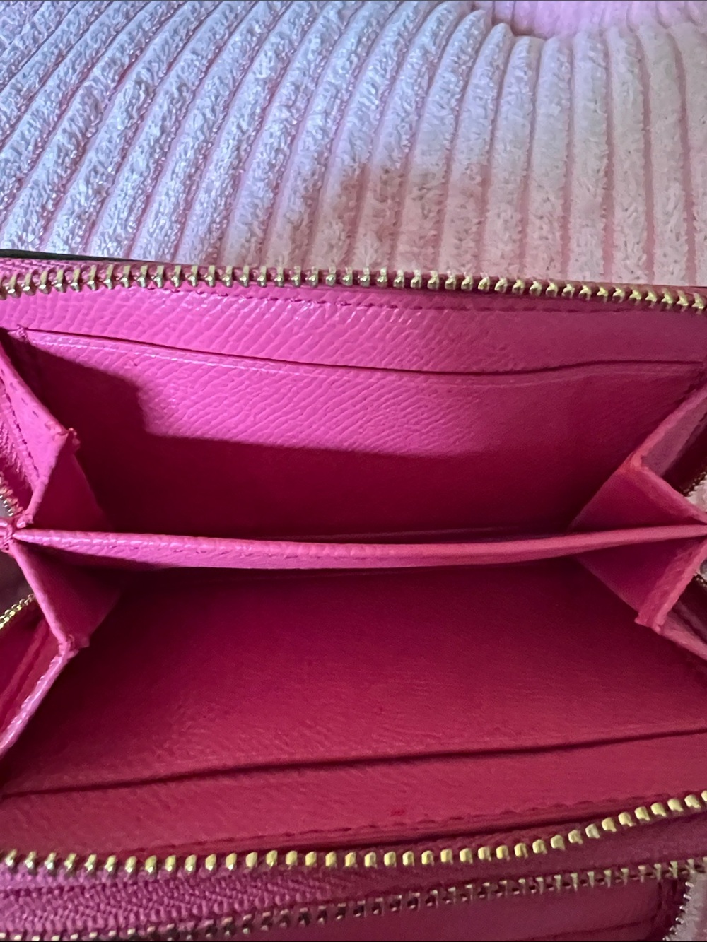 Coach Double Zip Card Case/Wallet-Like New - Picture 13 of 15